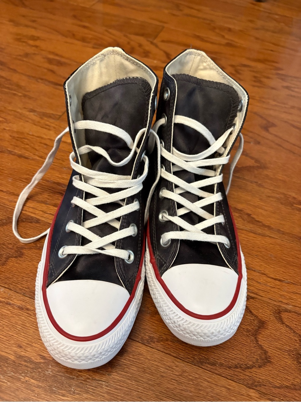 Converse Chuck Taylor All Star Satin High Top Sneakers – Black – Women’s 7 - Picture 4 of 6